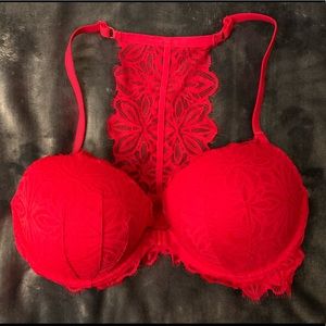 VS Pink Lace Bra